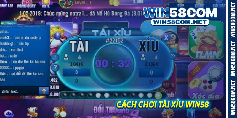 Cách Chơi Tài Xỉu Win58 - Hướng Dẫn Chi Tiết Cho Tân Binh